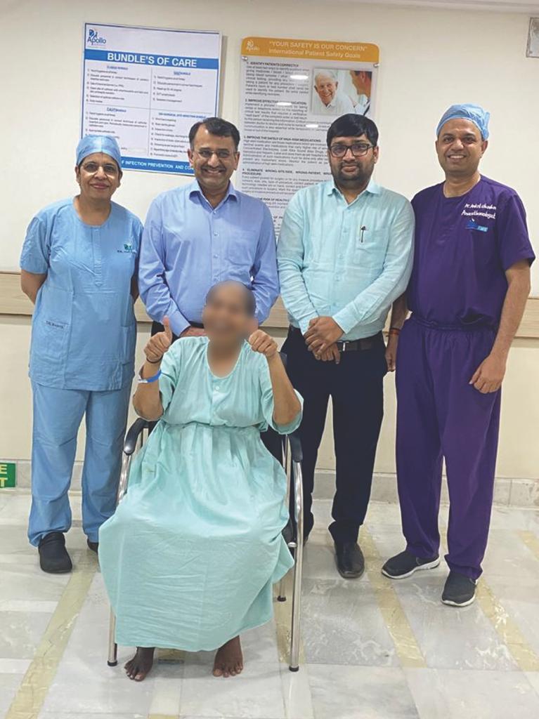 Apollo Hospital doctors removed 47kg tumor