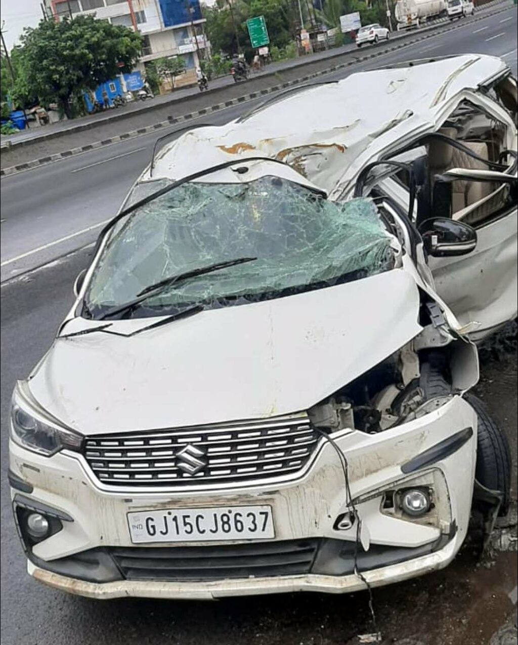Daman's National Karni Sena chief killed in car accident on Ballitha Bridge