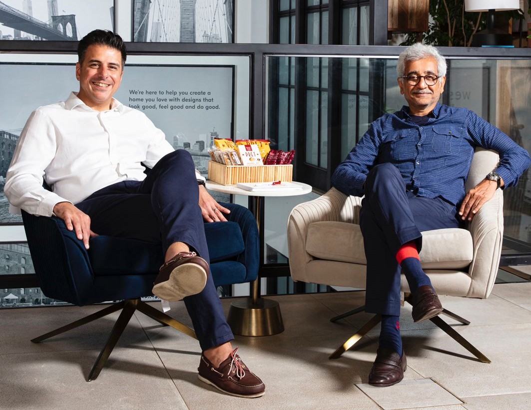Darshan Mehta, MD Reliance Brands with Pano Christou, CEO Pret A Manger (3)