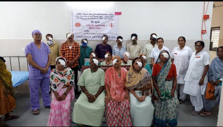 More than 33,000 people underwent free surgery in Ahmedabad district