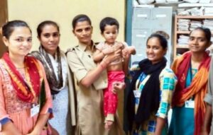 A 1.5-year-old girl was found in the train and handed over to the Bharuch orphanage