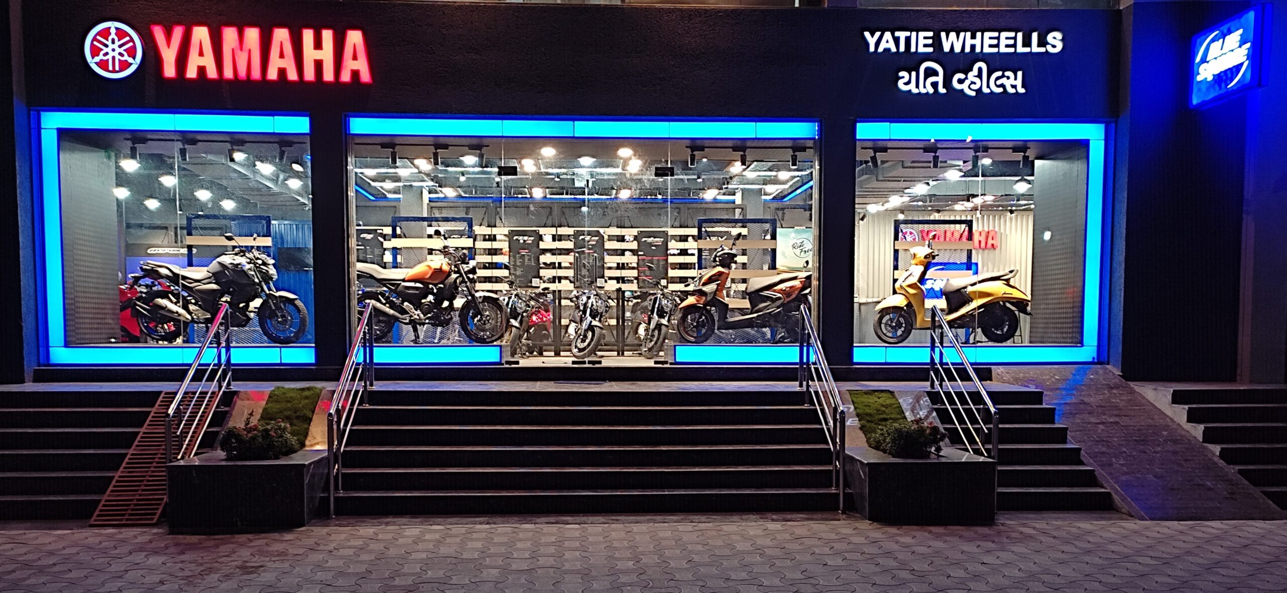 Yamaha Launches Three New Blue Skewer Premium Outlets in Gujarat