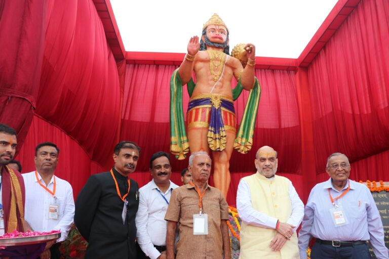 somnath samudrapath 16ft tall hanuman statue