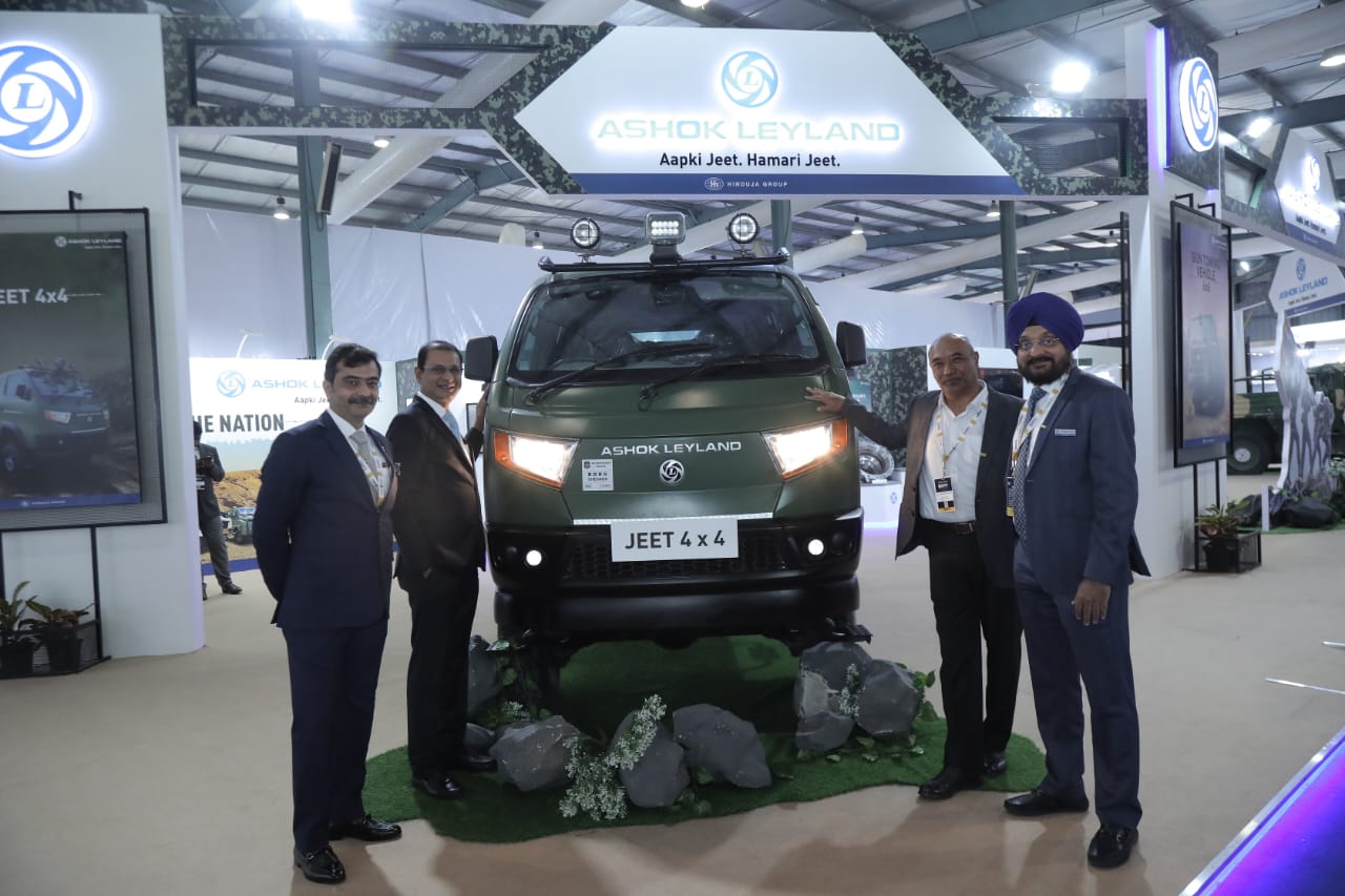 Ashok Leyland showcases three modern products at Defense Expo 2022