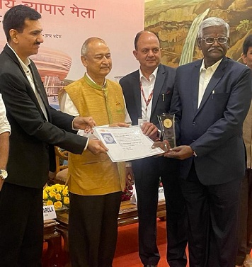 Coir Board Pavilion bagged Silver Medal in India's biggest