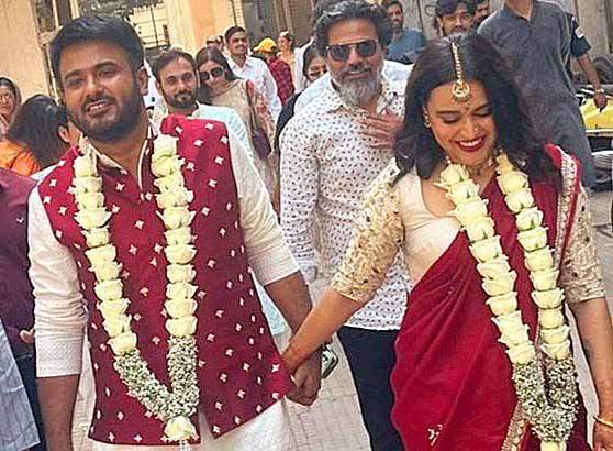 Swara Bhasker marries political leader Fahad Ahmad