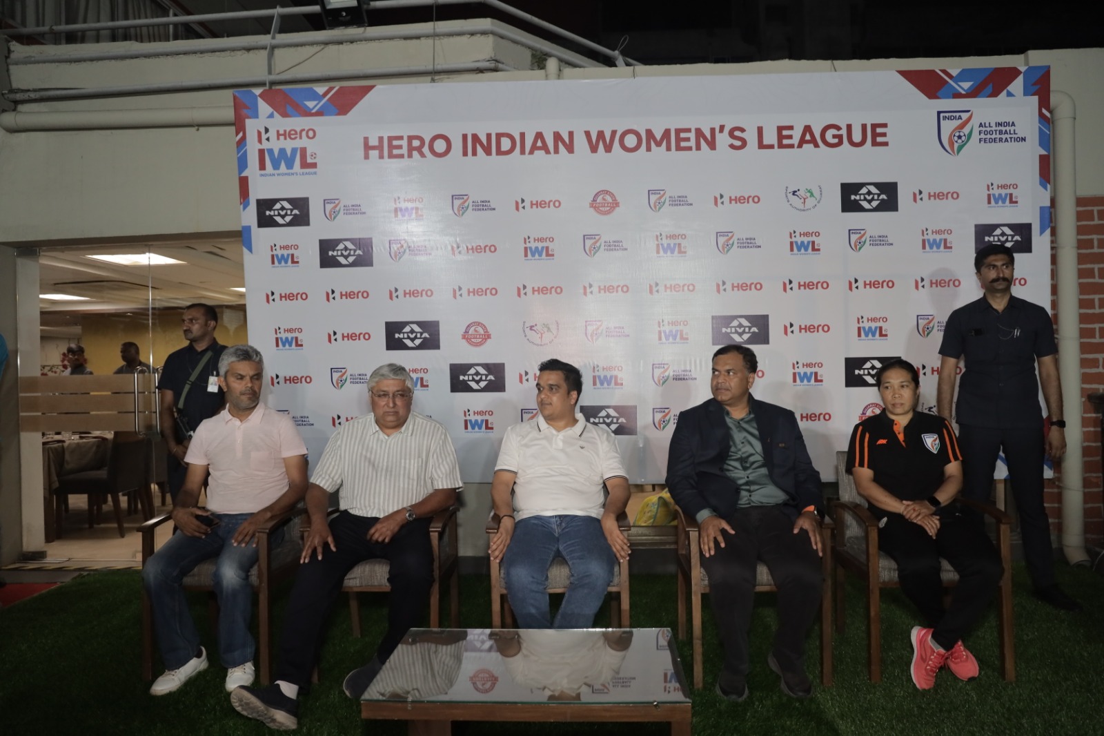 Unveiling of Indian Women's League Trophy by Minister of State for Sports and Home Affairs