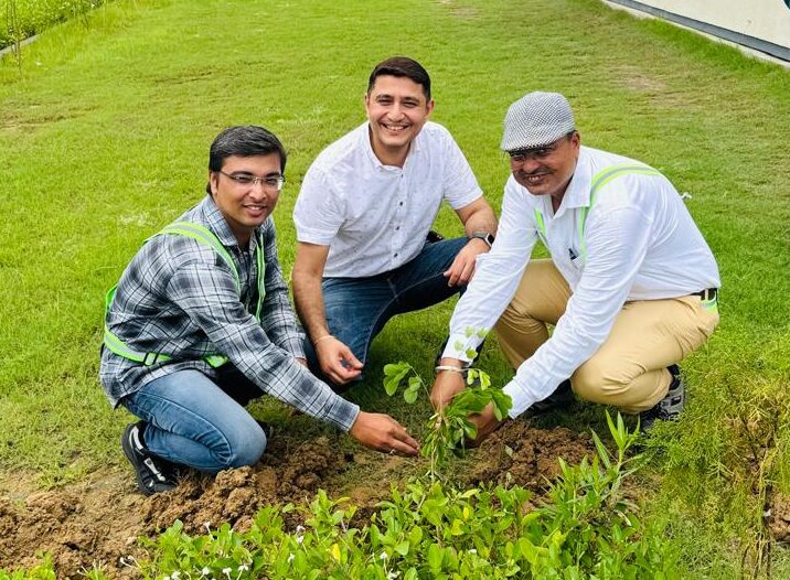 Nepra Resource Management conducted tree plantation drive at Sanand Plant on Independence Day